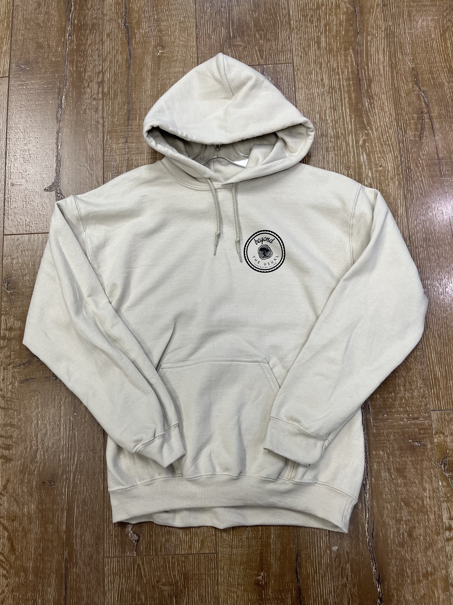 Beyond The Usual BTU Adult Icon/VI Map Hoodie - Sand