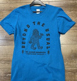 Beyond The Usual BTU Adult Unisex Sasquatch S/S Tee Sapphire