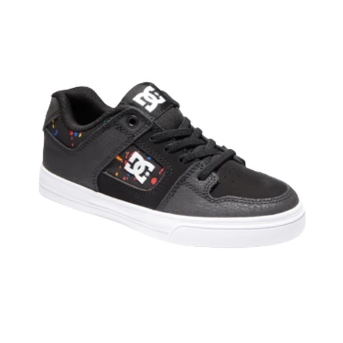 DC Shoe Co. DC Kids Pure Elastic - Black Splatter BS5