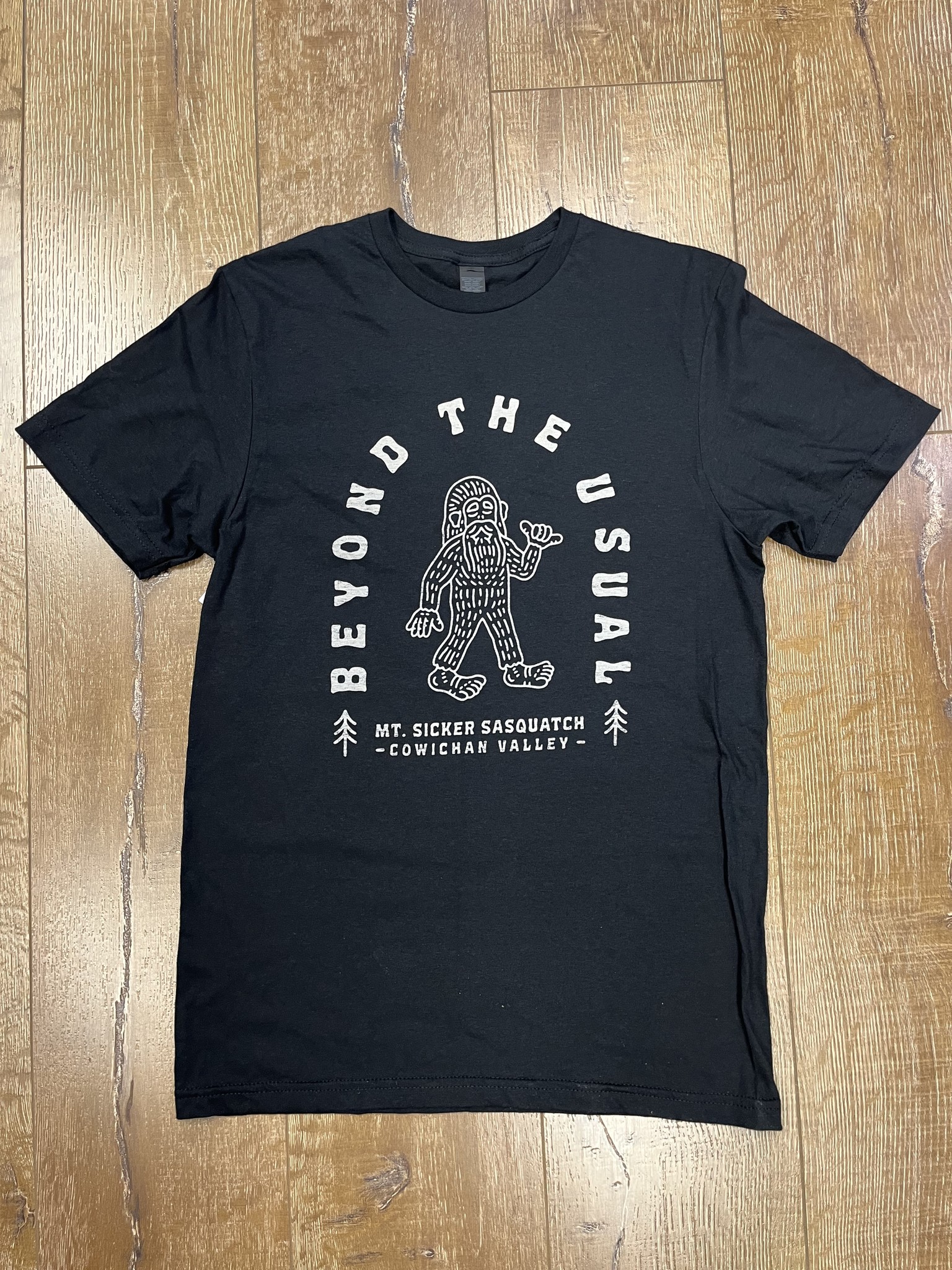 Beyond The Usual BTU Adult Unisex  Sasquatch S/S Tee Black