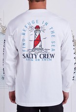 Salty Crew Salty Crew Outerbanks Standard LS - White