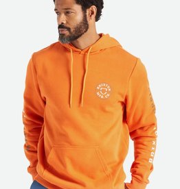 Brixton Brixton Men's Crest Hoodie Burnt Orange/Palm/White