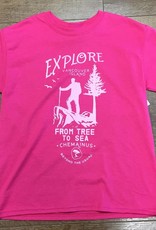 Beyond The Usual BTU Toddler Explore Tee -Hot Pink