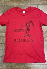 Beyond The Usual BTU Youth  Skate BearTee Red