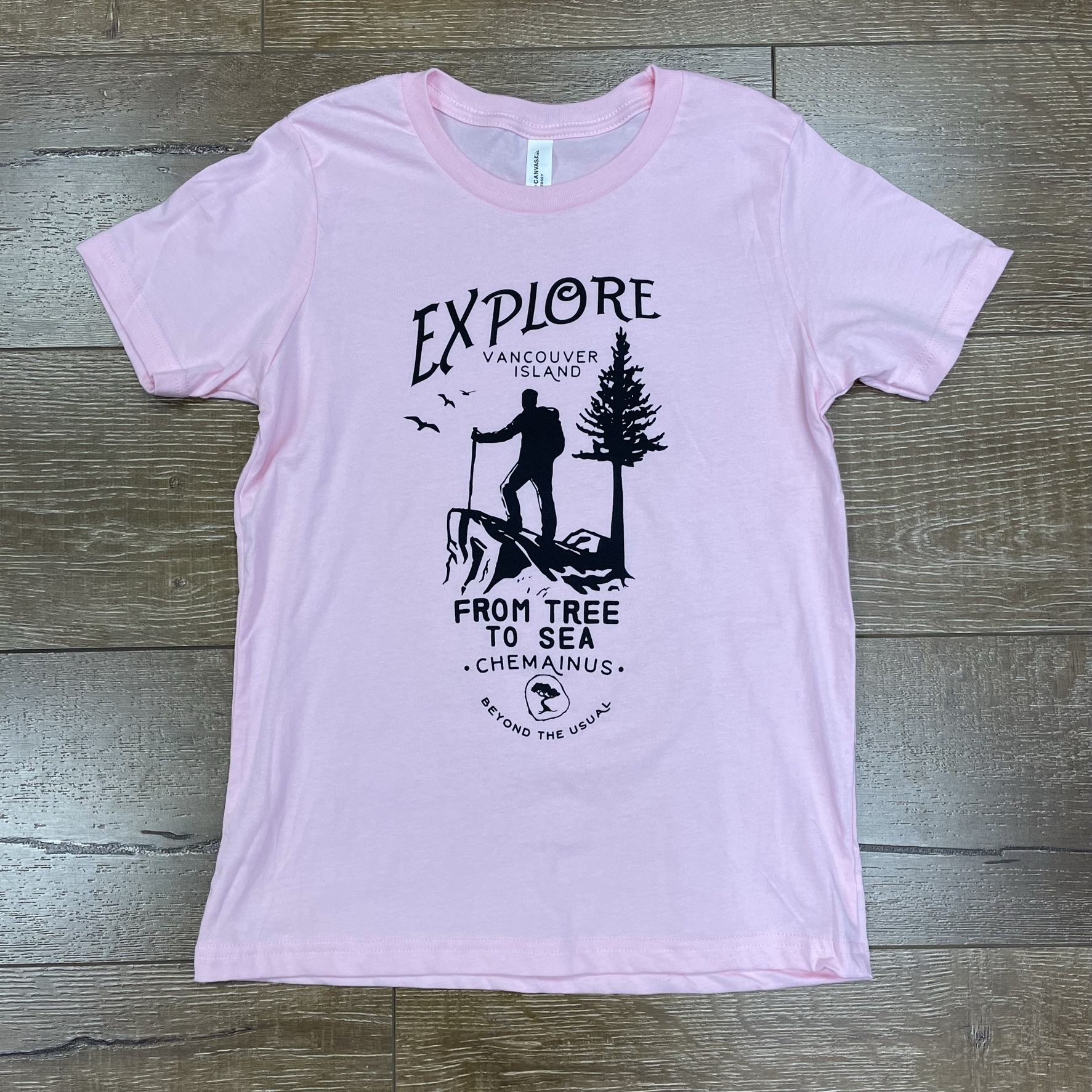 Beyond The Usual BTU Explore Youth Tee - Pink