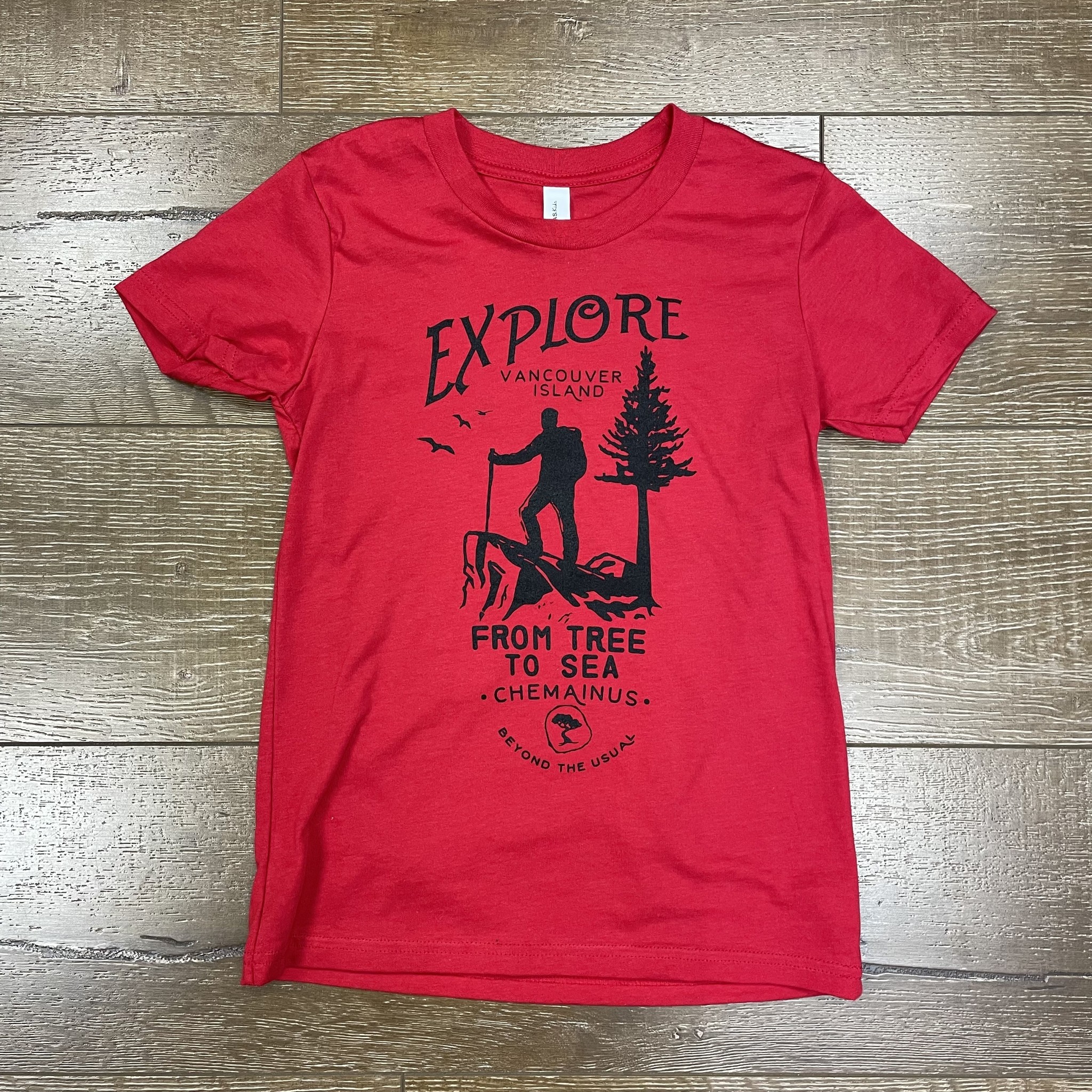 Beyond The Usual BTU Explore Youth Tee Red