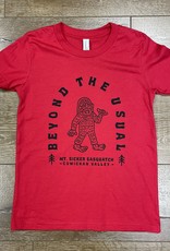 Beyond The Usual BTU Sasquatch Youth Tee Red
