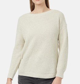 Tentree Clothing Tentree Women's Highline Drop Shoulder Sweater - Elm White