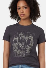 Tentree Clothing Tentree Women's Plant Club Tee - Periscope Grey