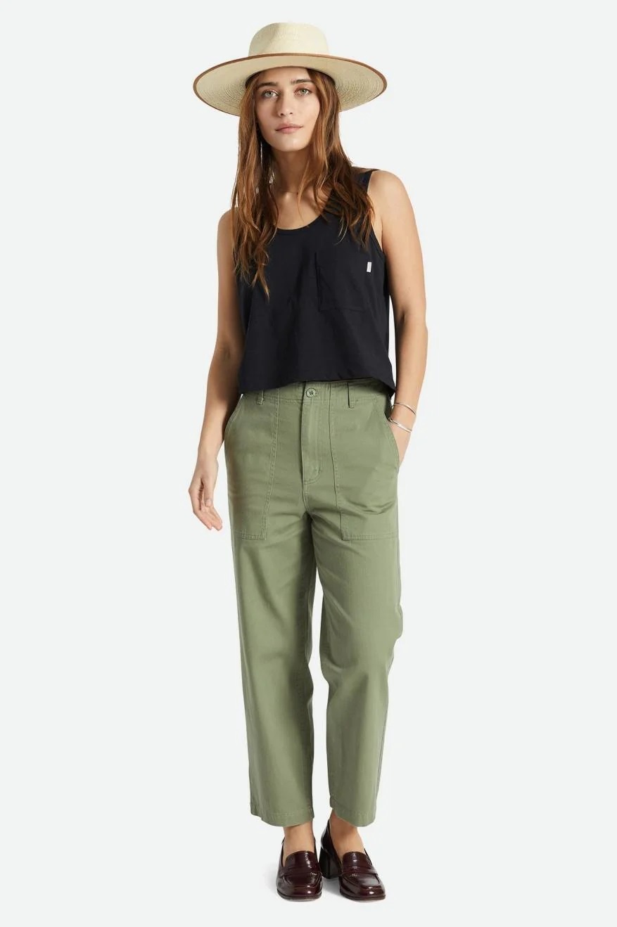 Brixton Brixton Women's Vancouver Pant - Olive Surplus