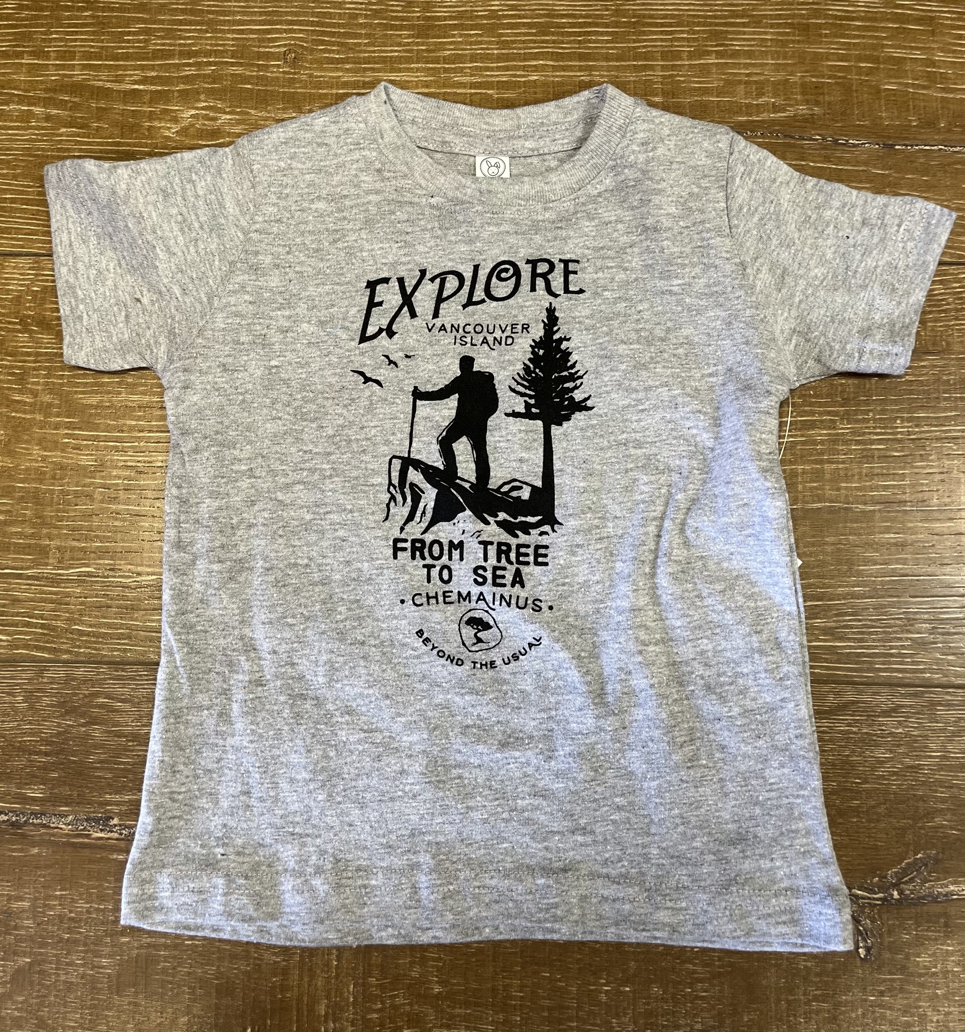 Beyond The Usual BTU Toddler Explore Tee - Htr Grey