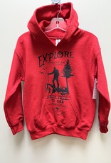 Beyond The Usual BTU Youth Explore Hoodie - Red