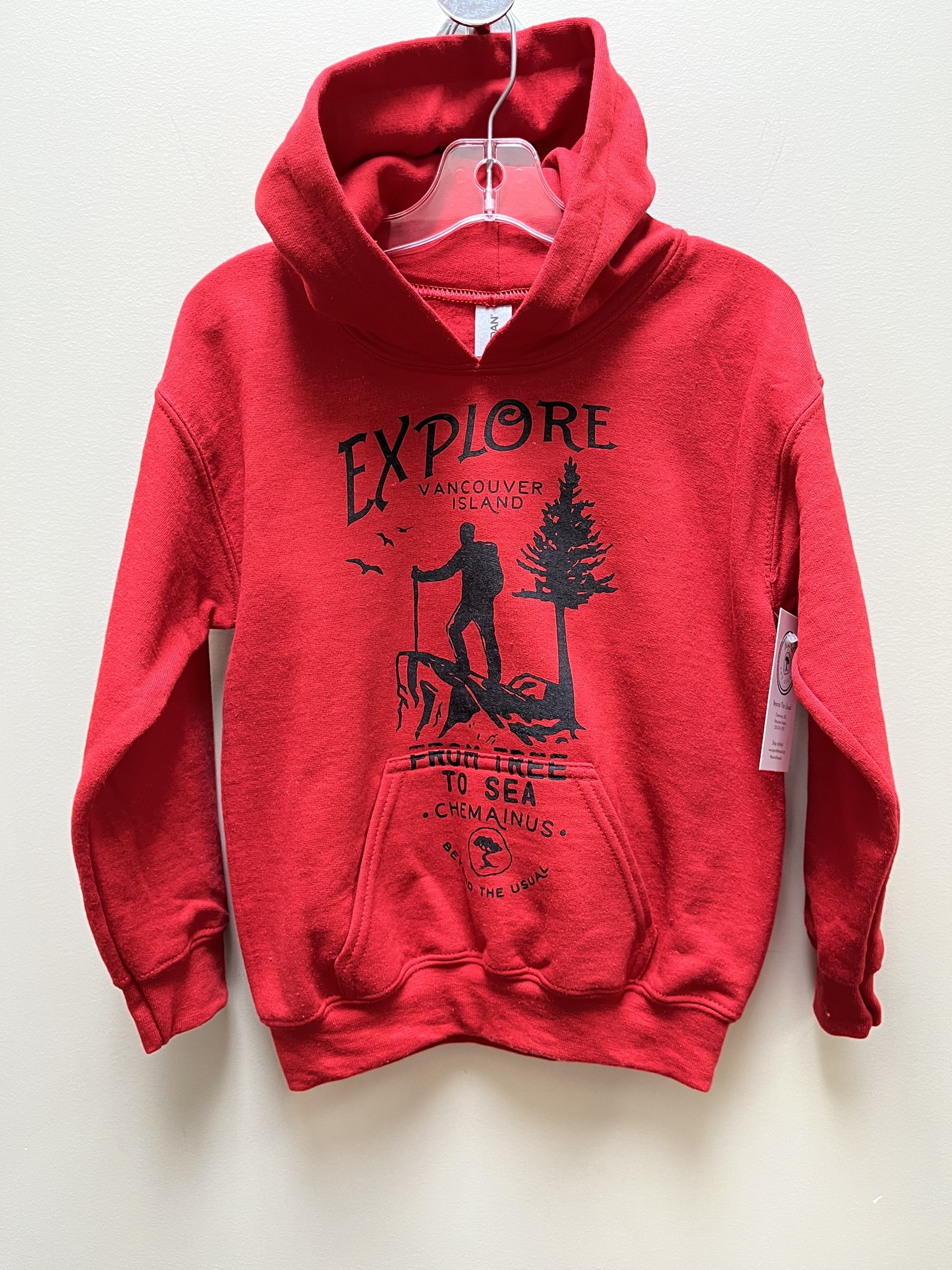 Beyond The Usual BTU Youth Explore Hoodie - Red