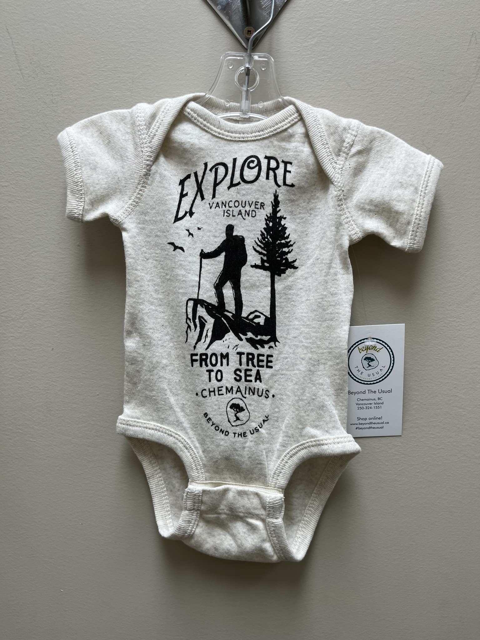 Beyond The Usual BTU Explore Infant Onesies