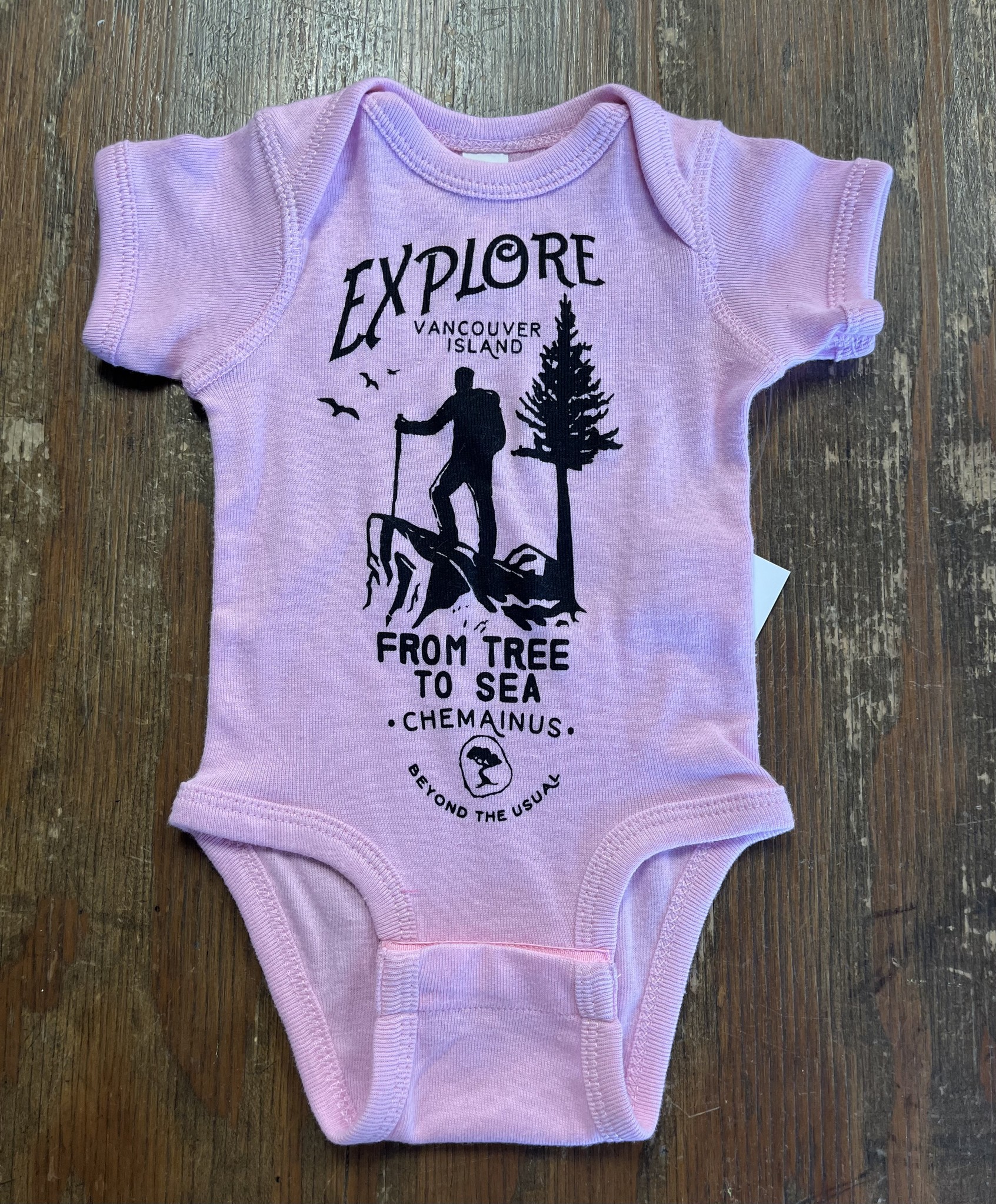 Beyond The Usual BTU Explore Infant Onesies