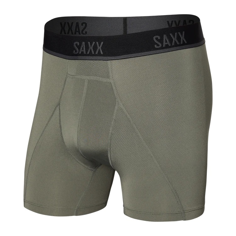 Saxx SAXX Kinetic L-C Mesh Boxer Brief  - Cargo Grey