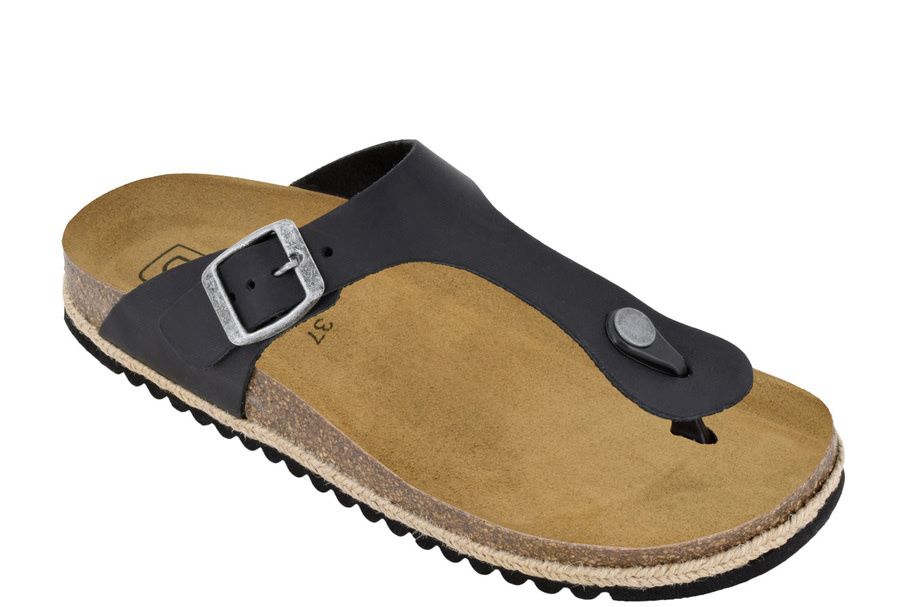 Biotime Biotime Bree Womens Sandal Black Leather