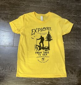 Beyond The Usual BTU Youth Explore Tee - Heather Gold