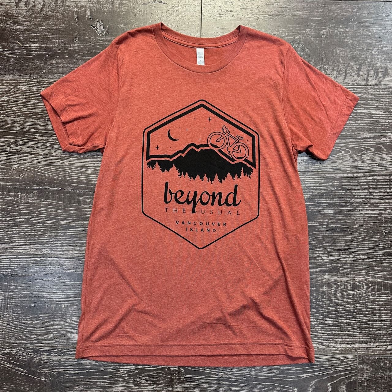 Beyond The Usual BTU Adult Unisex Bike S/S Tee Rust