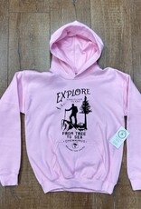 Beyond The Usual BTU Youth Explore Hoodie - Light Pink