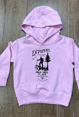 Beyond The Usual BTU Toddler Hoodie Explore - Pink