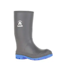 Kamik Canada Kamik Kids Stomp Rubber Boot - Char/Blue