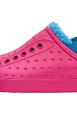 Native Shoes Native Jefferson Cozy Shoes Youth- Radberry Pink Sky Blue