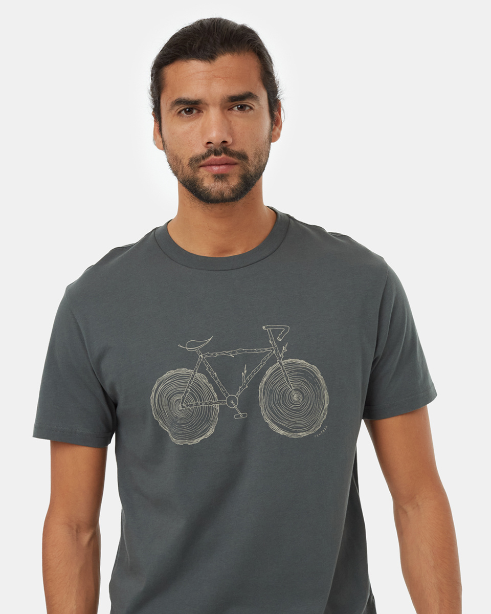 Tentree Clothing Tentree Men's Elms T-Shirt - Green/Taupe