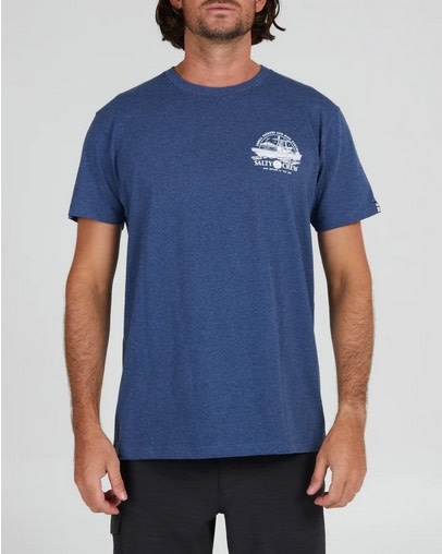 Salty Crew Salty Crew Mens Super Panga Tee- Nvy Htr