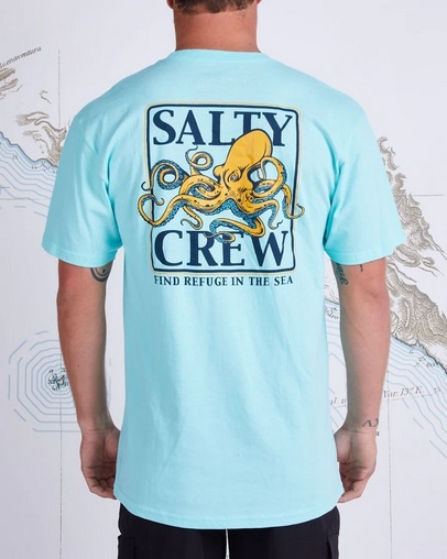 Salty Crew Salty Crew Mens Ink Slinger Standard Tee - Sea Foam