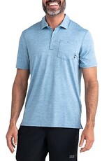 Saxx SAXX Droptemp All Day Cooling Polo  - Washed Blue Hthr