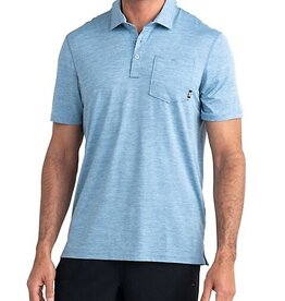 Saxx SAXX Droptemp All Day Cooling Polo  - Washed Blue Hthr