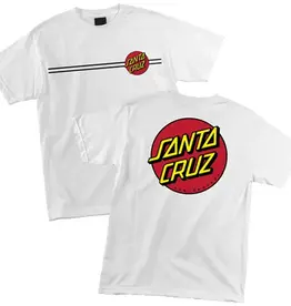 Santa Cruz Santa Cruz Classic Dot Tee Shirt - White