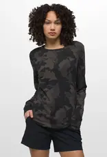 Prana Prana Women's Cozy Up Long Sleeve Top - Black Camo