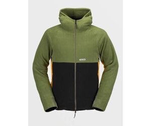 Volcom Volcom Men's Polar Fleece Hooded Full Zip - MIL