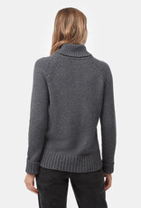 Tentree Clothing Tentree Women's Highline Wool Turtleneck Sweater - Dark Grey