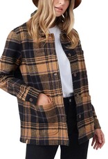 Tentree Clothing Tentree Women's Flannel Utility Jacket- Foxtrot