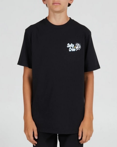 Salty Crew Salty Crew Fish and Chips Boys SS tee- BLK