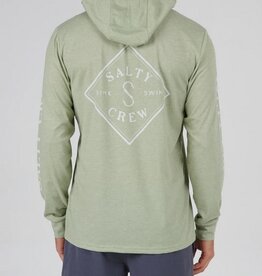 Salty Crew Salty Crew Men's Tippet Pocket Hood Tech Tee D.Sage