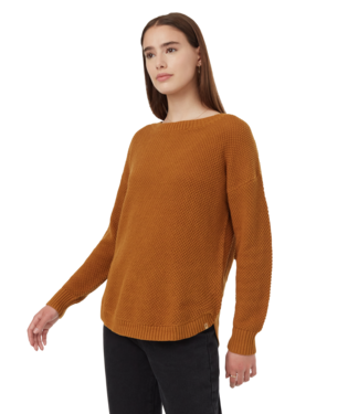 Tentree Clothing Tentree Womens Highline Drop Shoulder Sweater - Golden Brown