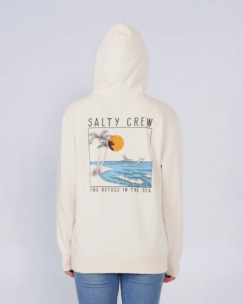 Salty Crew Salty Crew Womens The Good Life Prem Hoody - Bone Wht