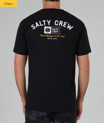 Salty Crew Salty Crew Mens Surf Club Prem Tee - Black