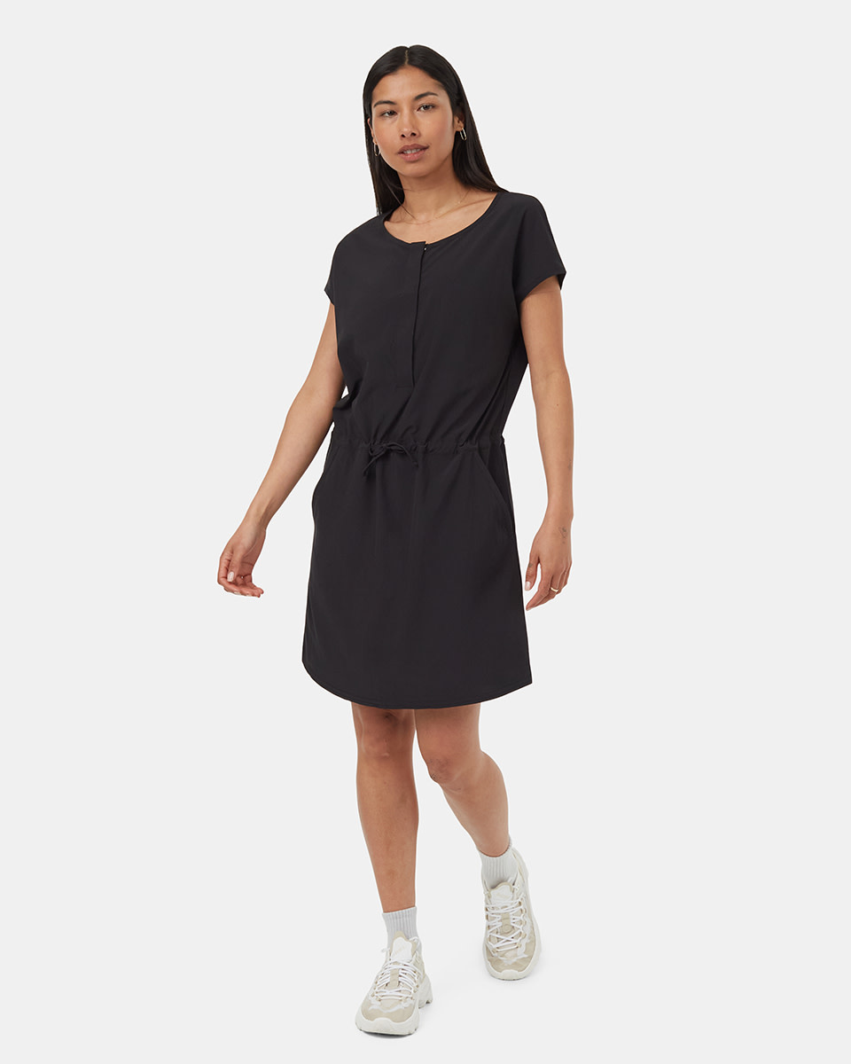 Tentree Clothing Tentree inmotion Shortsleeve dress- Black