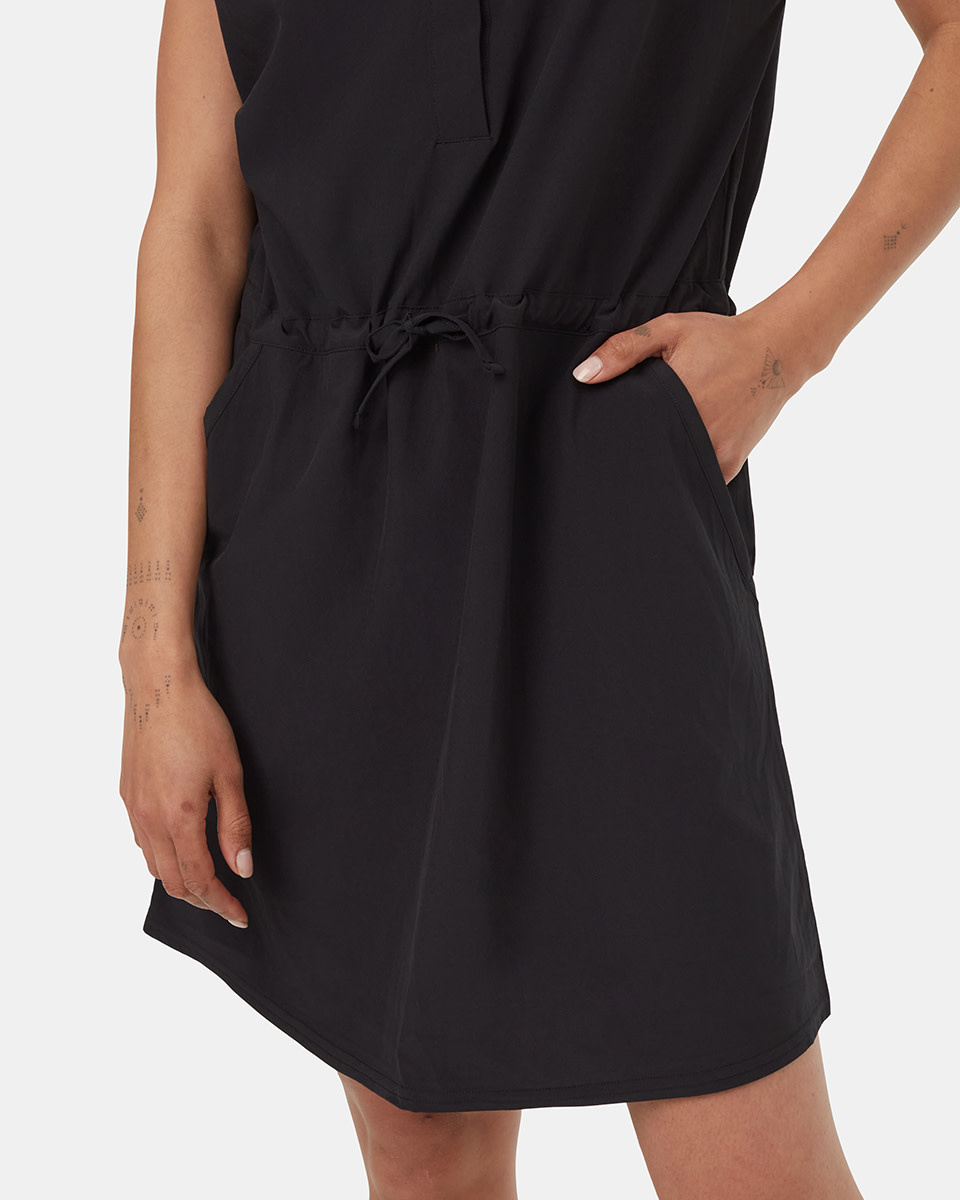 Tentree Clothing Tentree inmotion Shortsleeve dress- Black