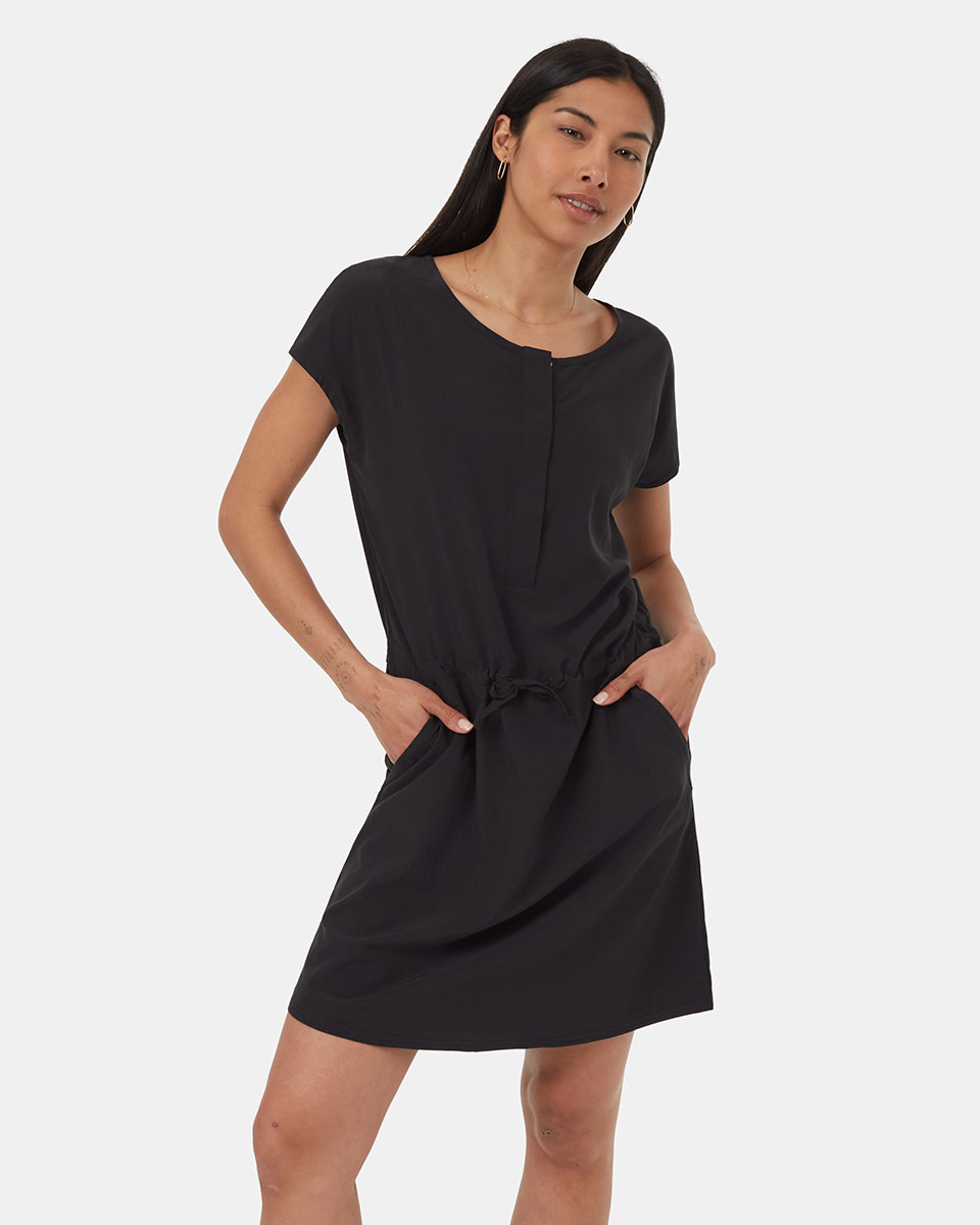 Tentree Clothing Tentree inmotion Shortsleeve dress- Black