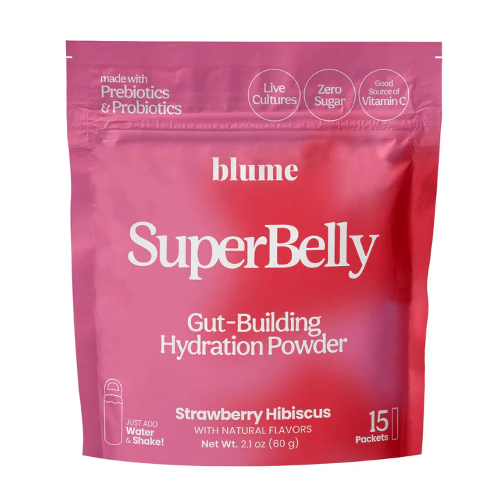 Blume Blume Superbelly Hydration & Gut Mix Strawberry Hibiscus