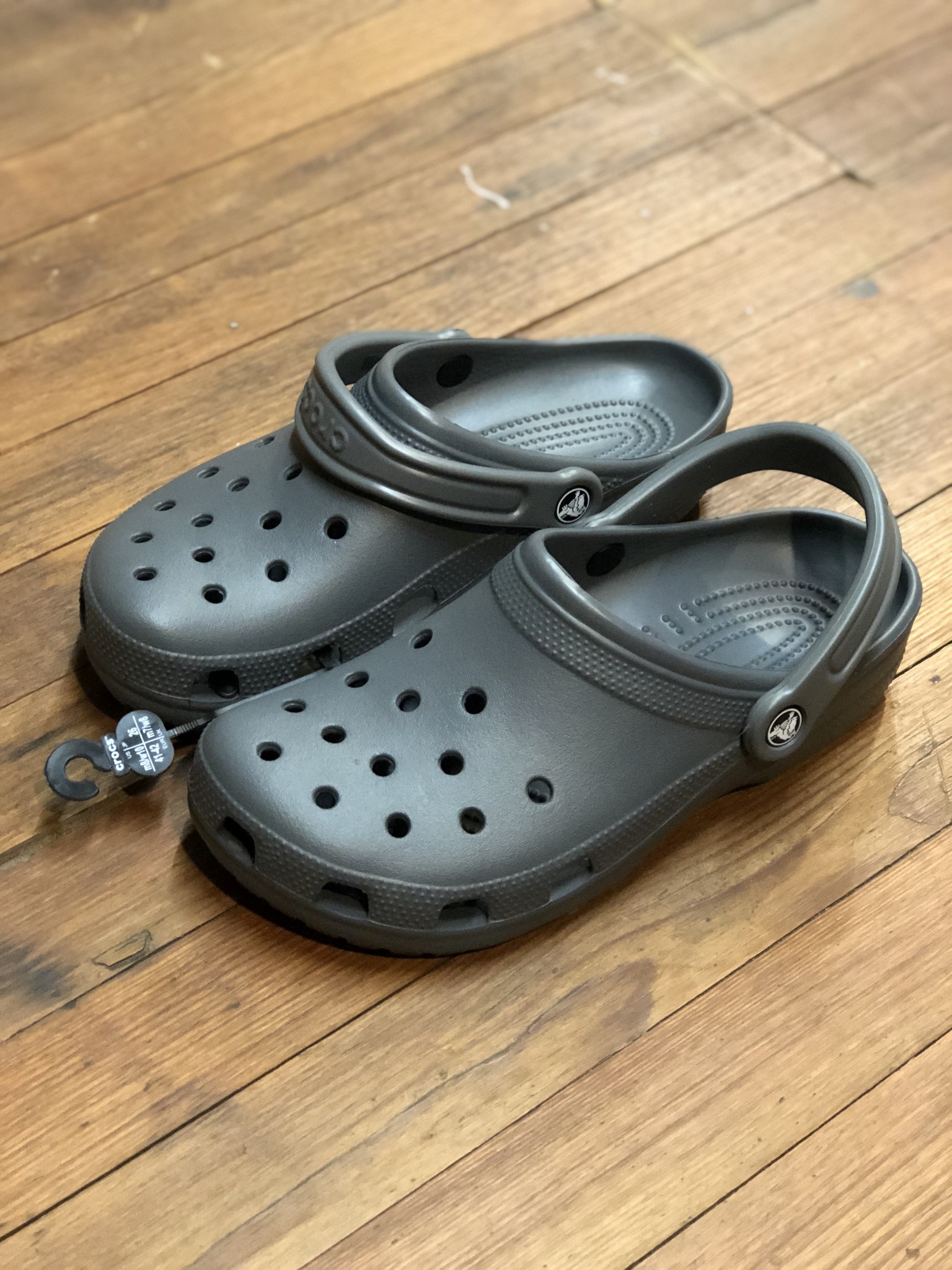 crocs classic slate grey