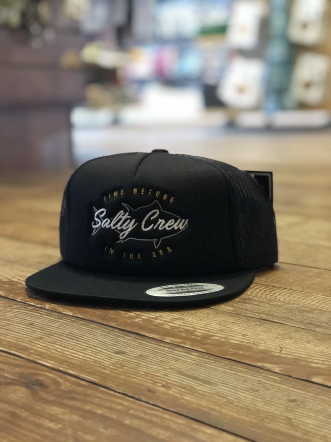 salty crew chasing tail trucker hat