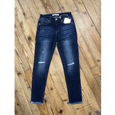 Kancan Mid-Rise Ankle Skinny