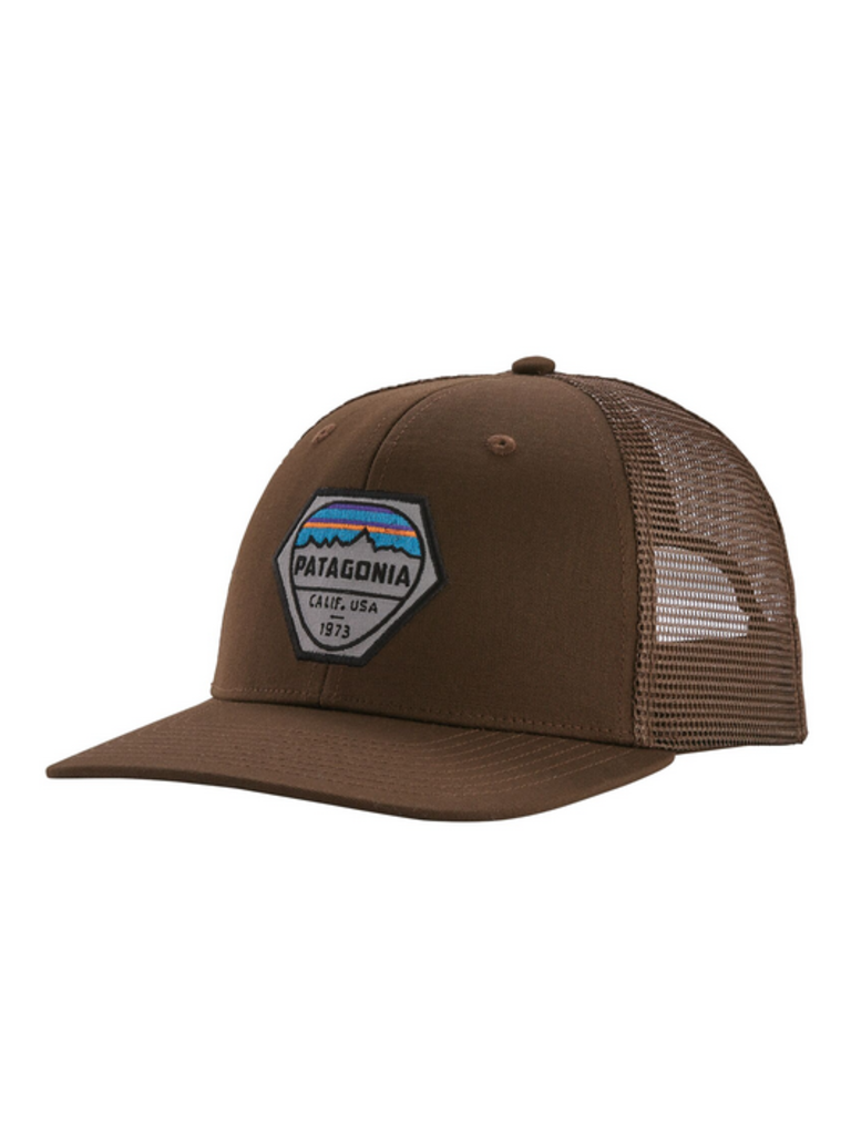 patagonia fitz roy hex trucker hat